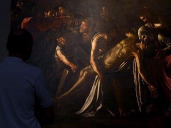 «Воскрешение Лазаря» на выставке в Риме 15 июня 2012 года.